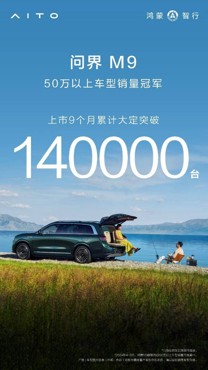 问界M9上市一年累计大定突破20万台